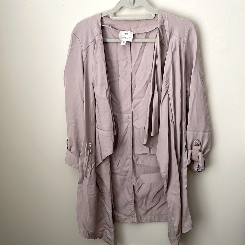 Taupe flowy jacket/cardigan